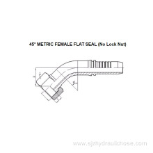 45° Metric Female Flat Seal 20241-T